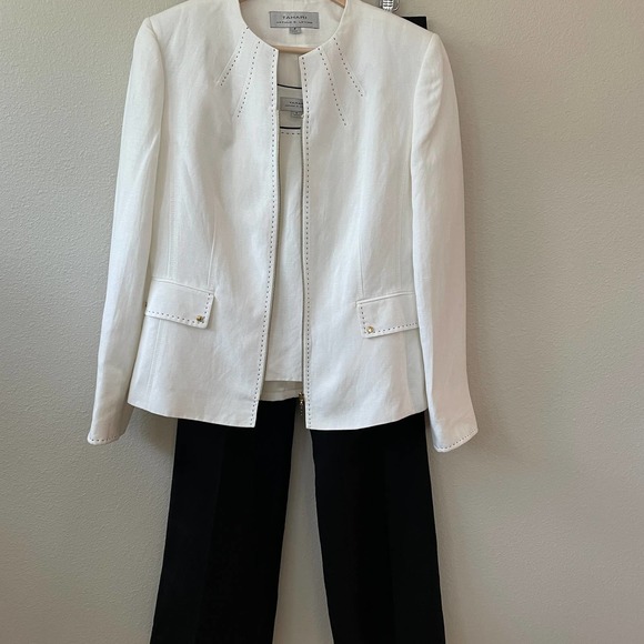 Tahari Pants - Tahari ASL Three Piece Pant Suit